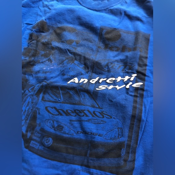 Vtg John Andretti Nascar Graphic Tee - Picture 10 of 10